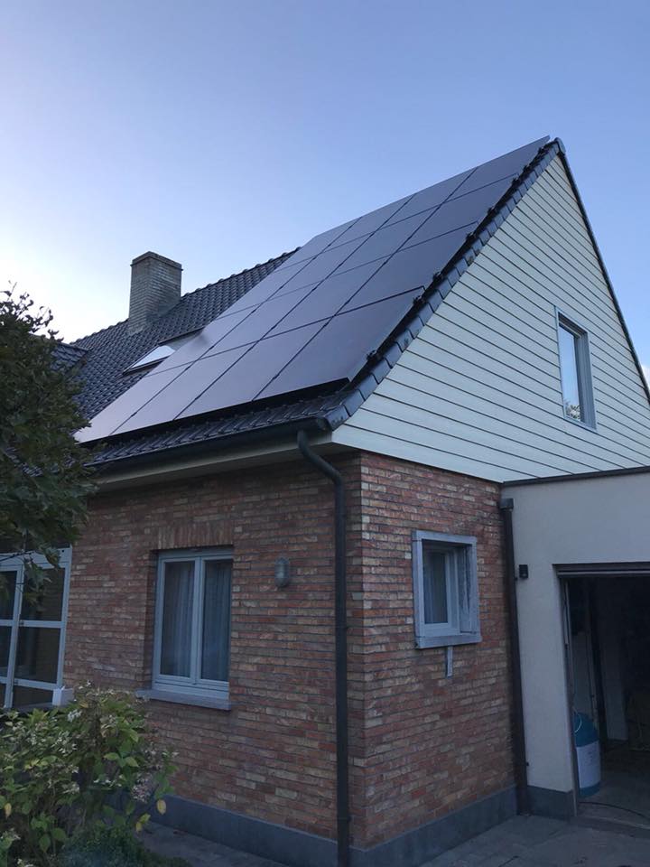 zonnepanelen Sint Martens Latem hellend dak 3